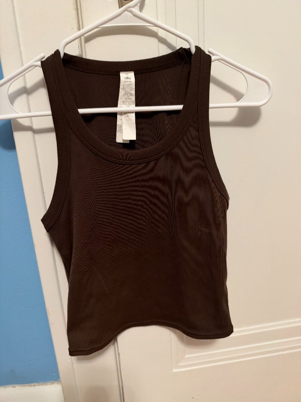 Alo Goddess Ribbed Go-To Tank